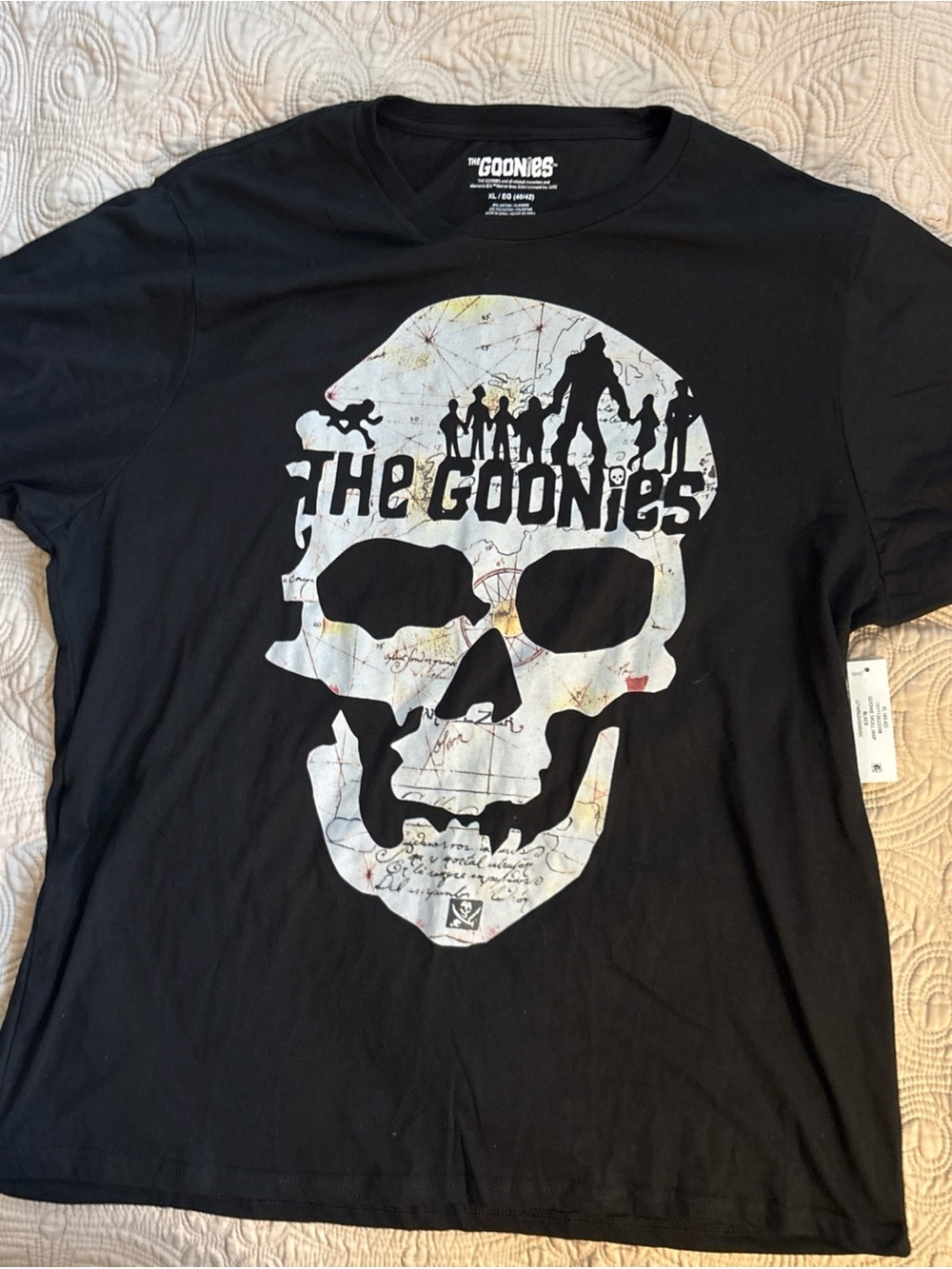 The Goonies Skull Graphic Tee - Black